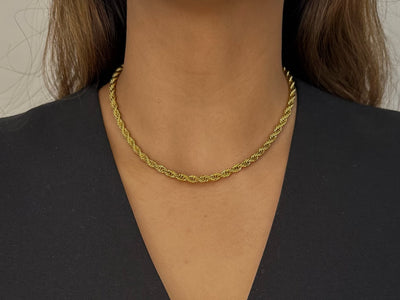 Radiant Rope Chain Necklace