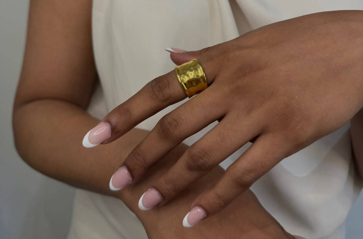 Bold Gold Chunky Ring