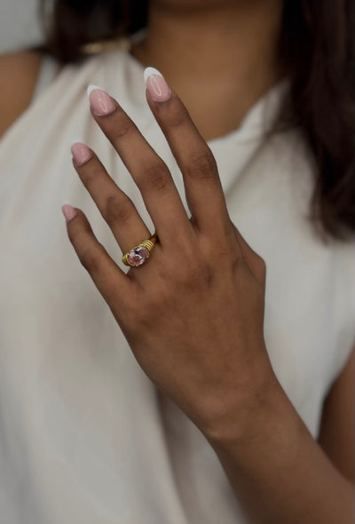 Blush Petal Vintage Ring