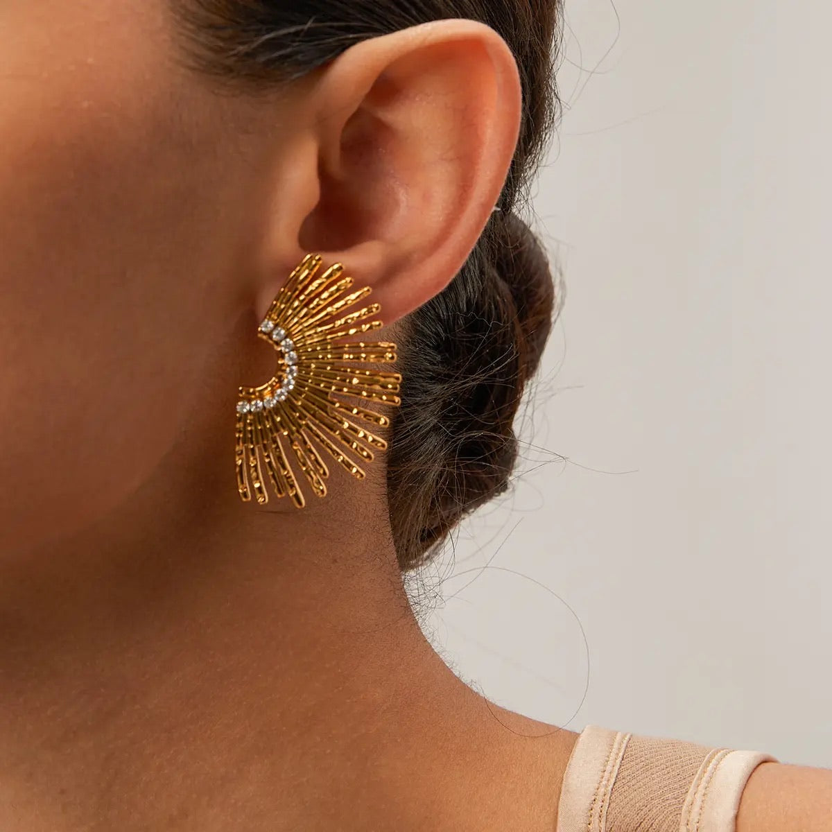 Sunburst Statement Earrings