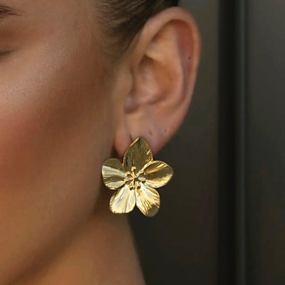 Golden Blossom Earrings