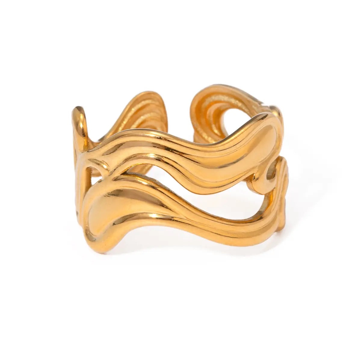 Whirlwind Chic Adjustable Ring