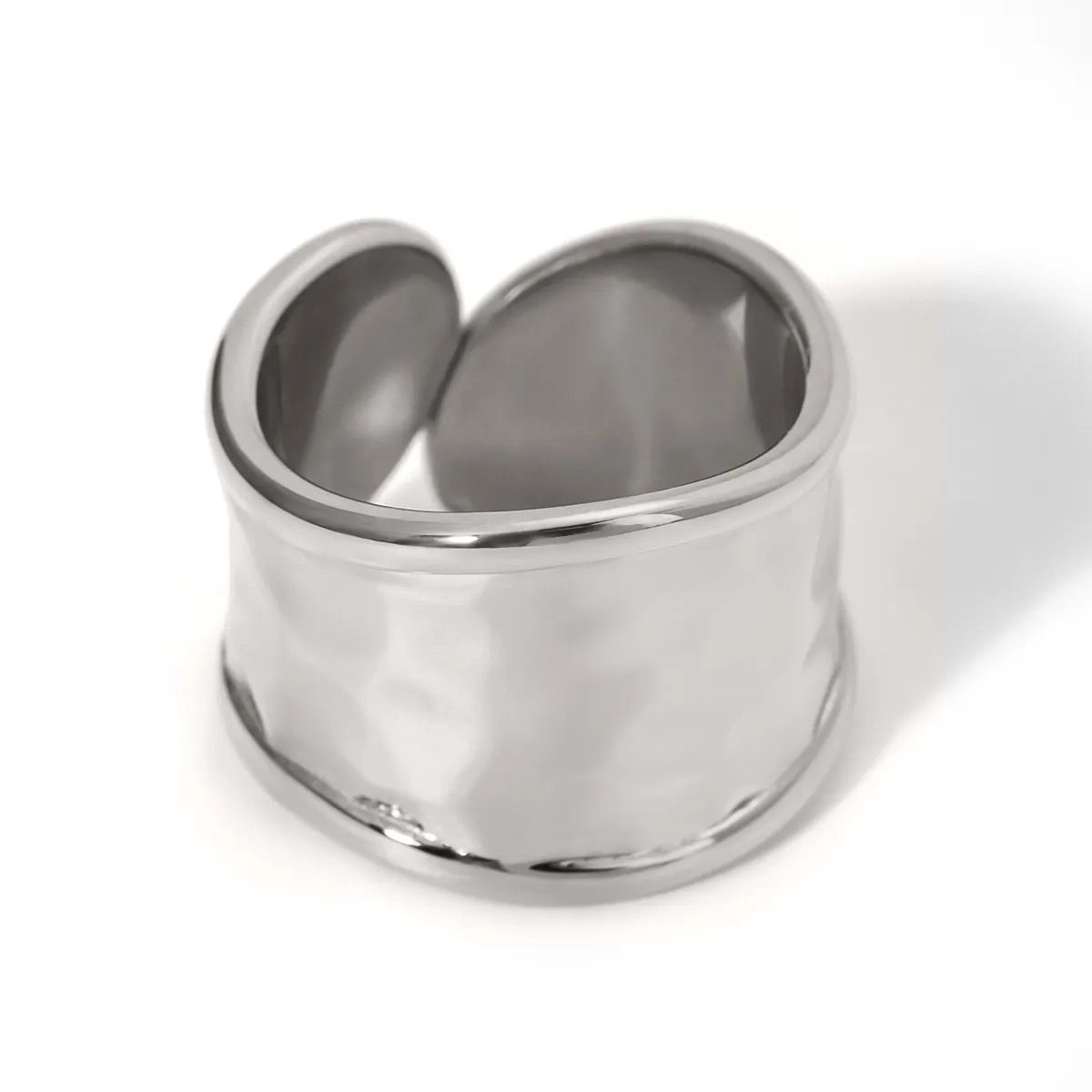 Bold Silver Chunky Ring